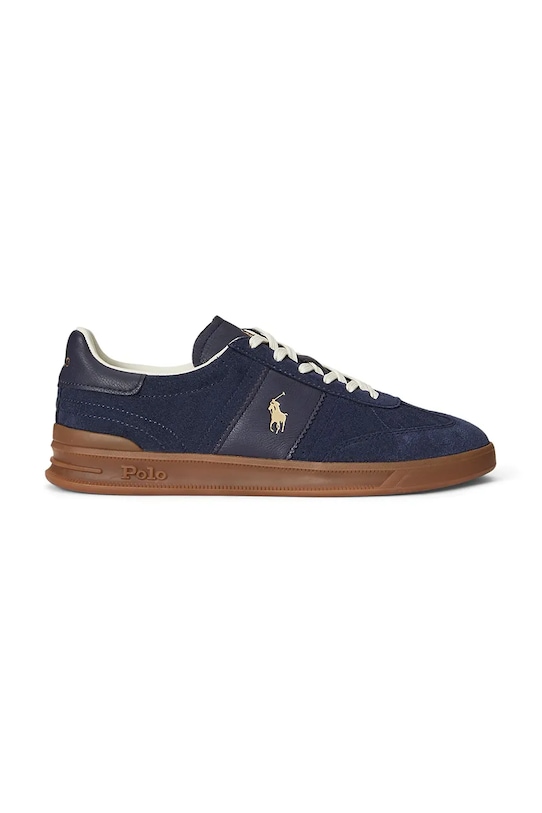 

Кожаные кроссовки Hrt Aera Pp Polo Ralph Lauren, темно-синий
