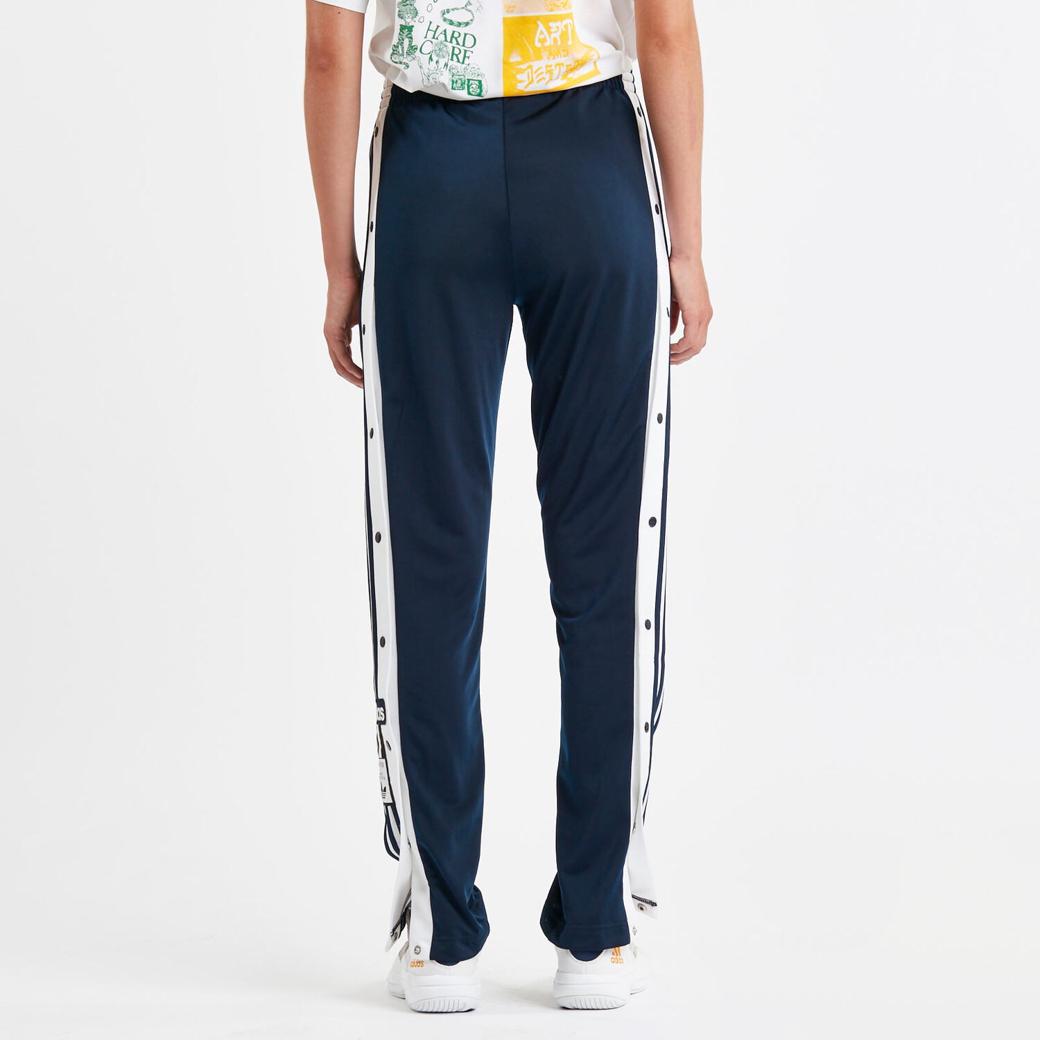 Трикотажные спортивные штаны женские темно-синие Adidas Originals — фото 4