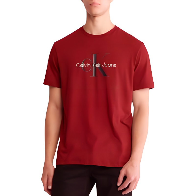 

Calvin Klein Футболка мужская красная, Красный, Calvin Klein Футболка мужская красная