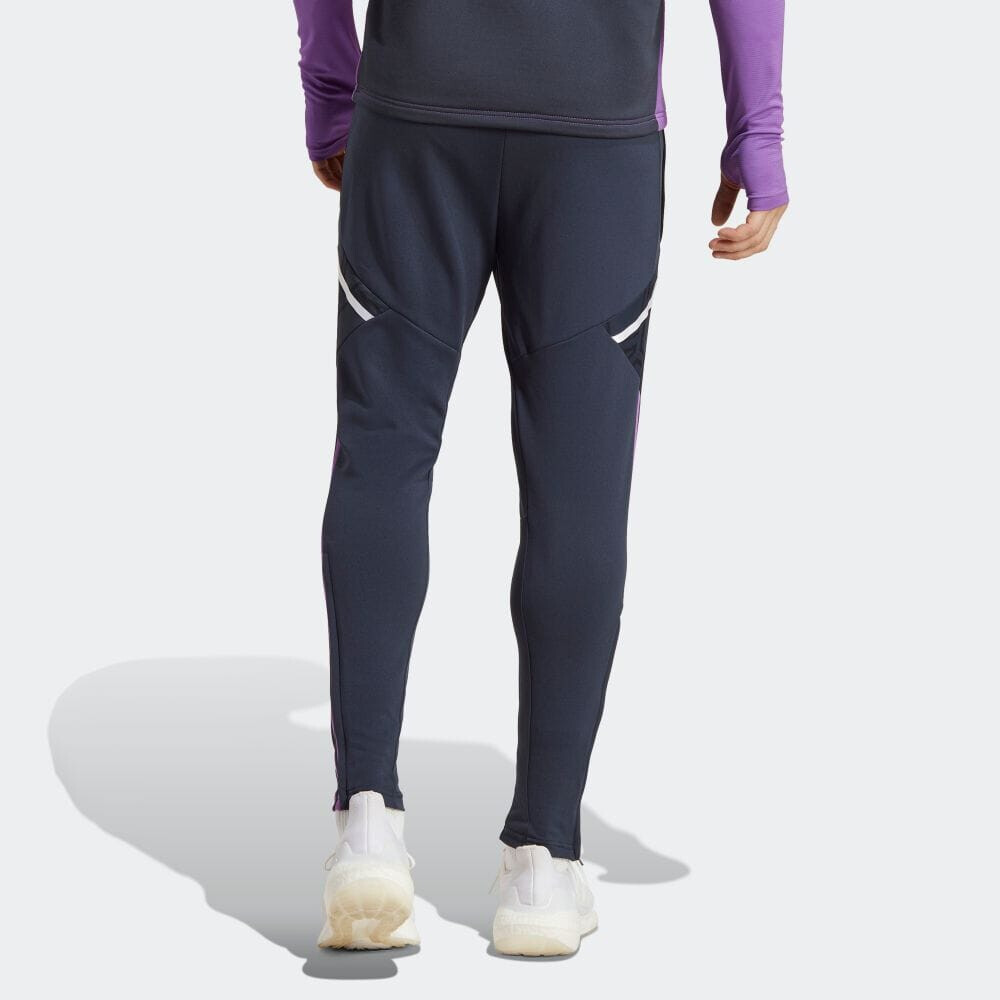 Трикотажные спортивные штаны Real Madrid для мужчин, цвет темно-синий Adidas, темно-синий — фото 3