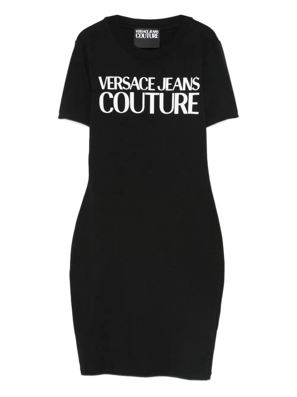 

Платье с логотипом Versace Jeans Couture, черный