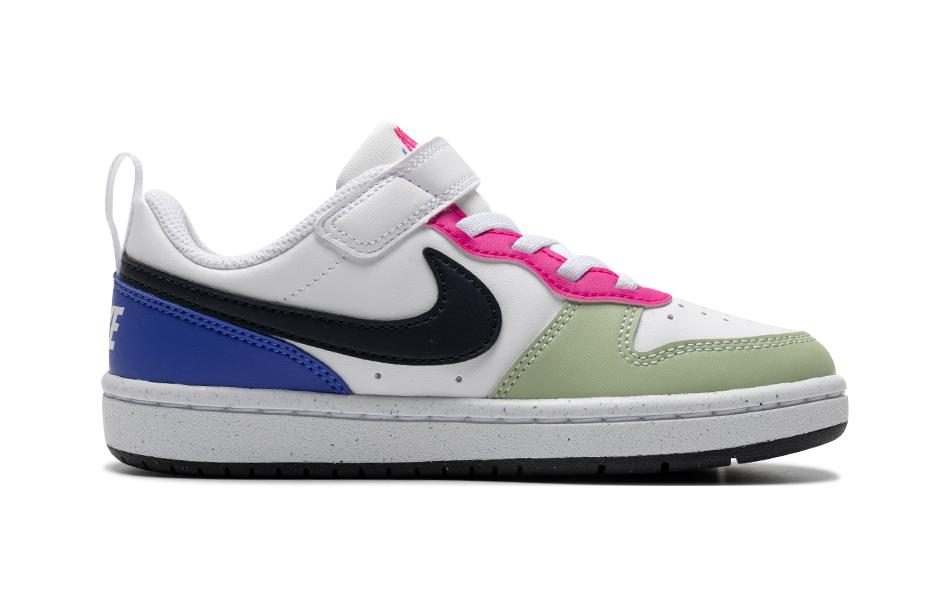 Nike Кроссовки Court Borough Low Recraft PS 'Honeydew Pink Ultramarine' — фото 2