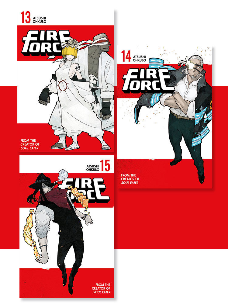 

Манга Fire Force Manga (13-15) Bundle