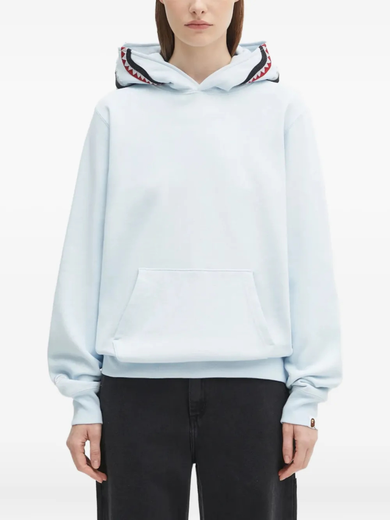 

Толстовка с капюшоном BATHING APE Shark A Bathing Ape, синий