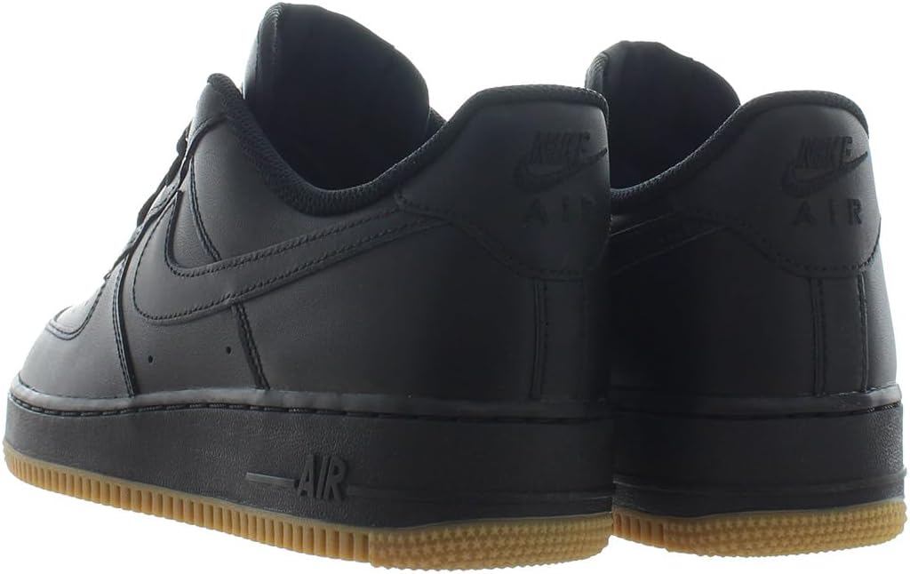 Нижние кроссовки Nike Men's Air Force 1, черный/коричневый/светло-коричневый — фото 2