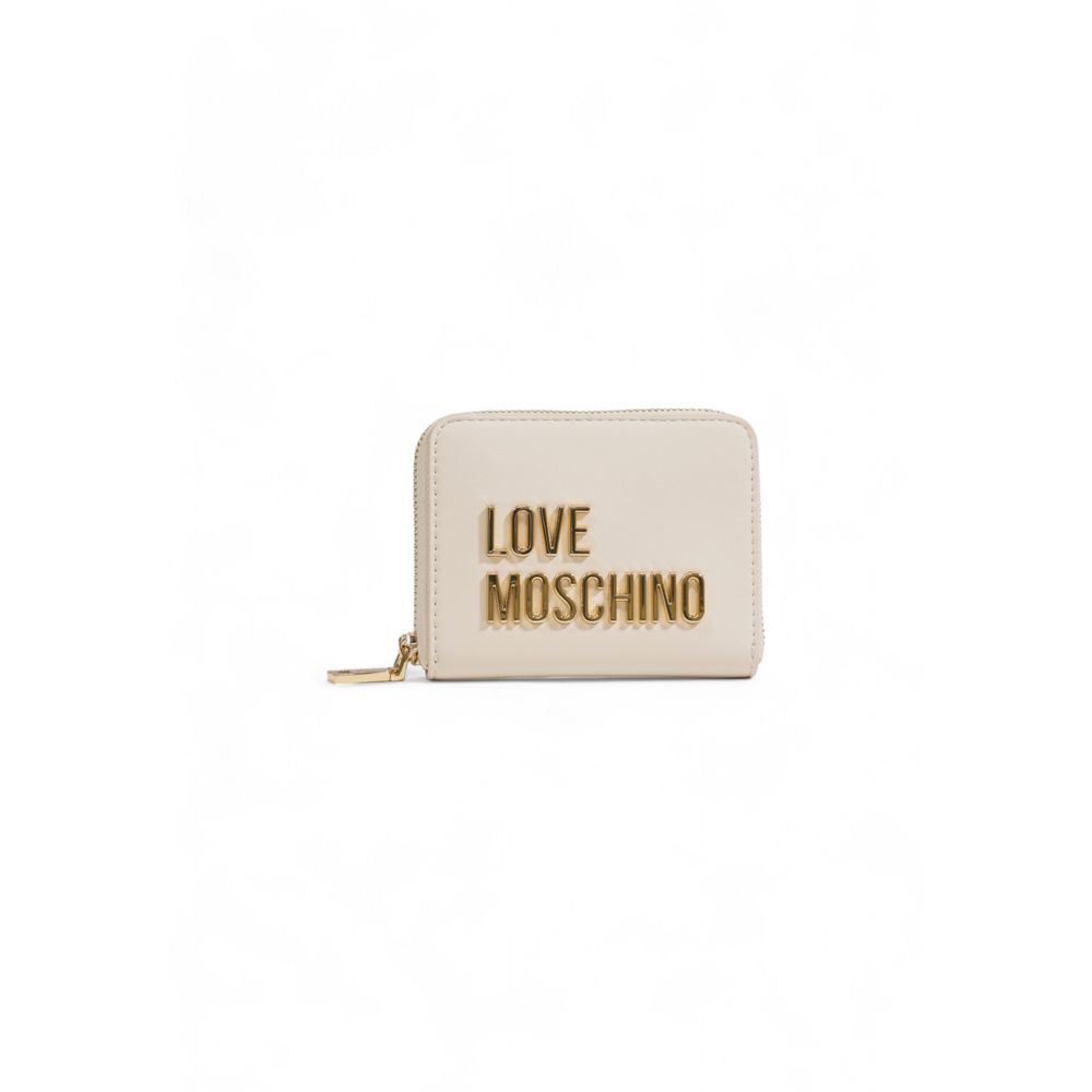 

Бежевый полиэтиленовый кошелек LOVE MOSCHINO