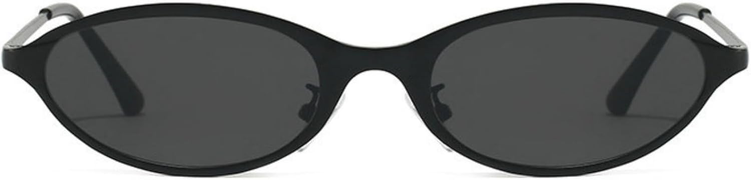 

Солнцезащитные очки Willochra в стиле ретро, ​​маленькая оправа, овальная панк-форма, роскошные, милые, металлические, «кошачий глаз», классические, модные очки для женщин, C1