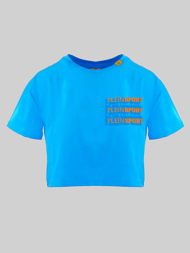 

Футболка Plein Sport, светло-синий