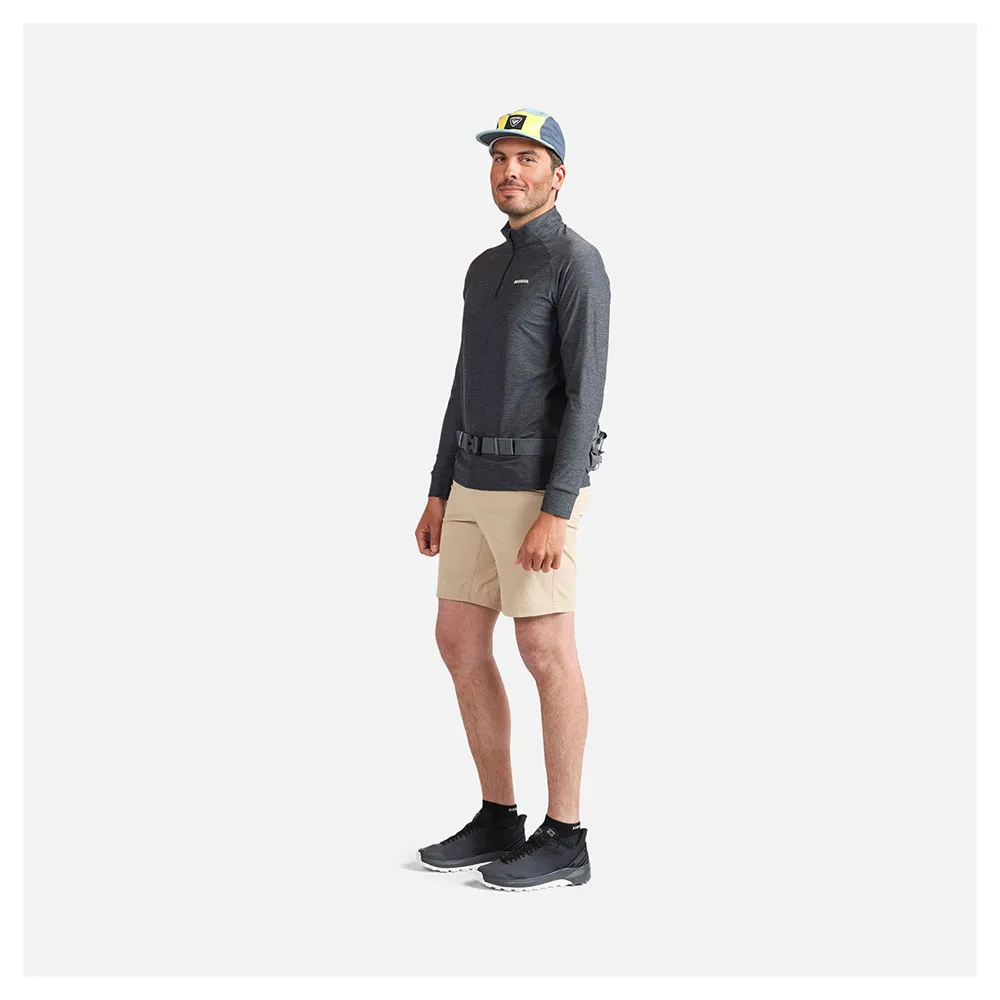 

Лонгслив Rossignol Westweg half zip, серый