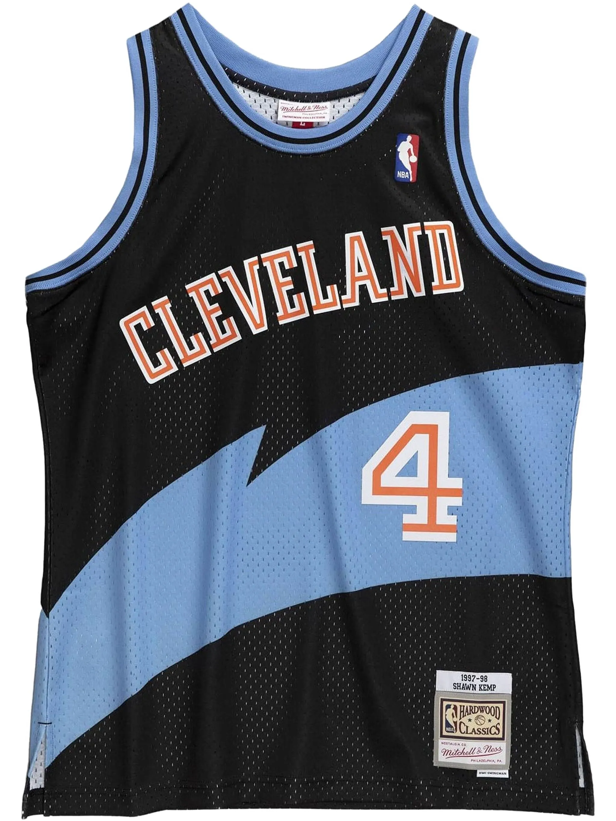 

Футболка Swingman Jersey NBA Cleveland Cavaliers 97 Shawn Kemp Mitchell & Ness, черный