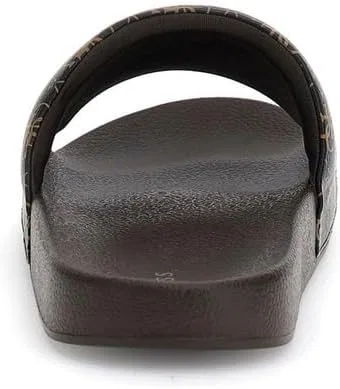 Кроссовки GUESS Monogram Logo Flip Flops Brown — фото 3