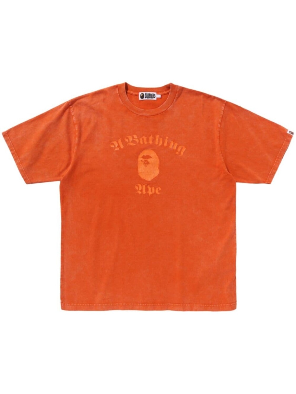

A BATHING APE футболка с логотипом, оранжевый