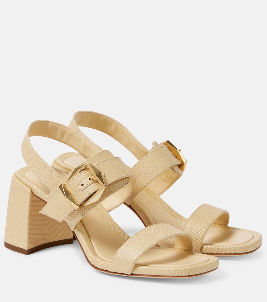 Песочники Hawke 70 из хлопка Jimmy Choo, Natural/Gold