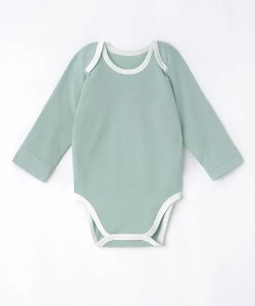 Боди-слип 2шт. MUSINSA STANDARD KIDS Green/Dusty Mint — фото 3