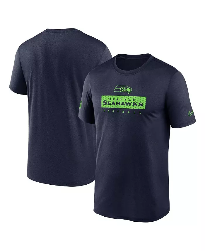 

Мужская футболка Seattle Seahawks College Navy Sideline Legend Performance Nike