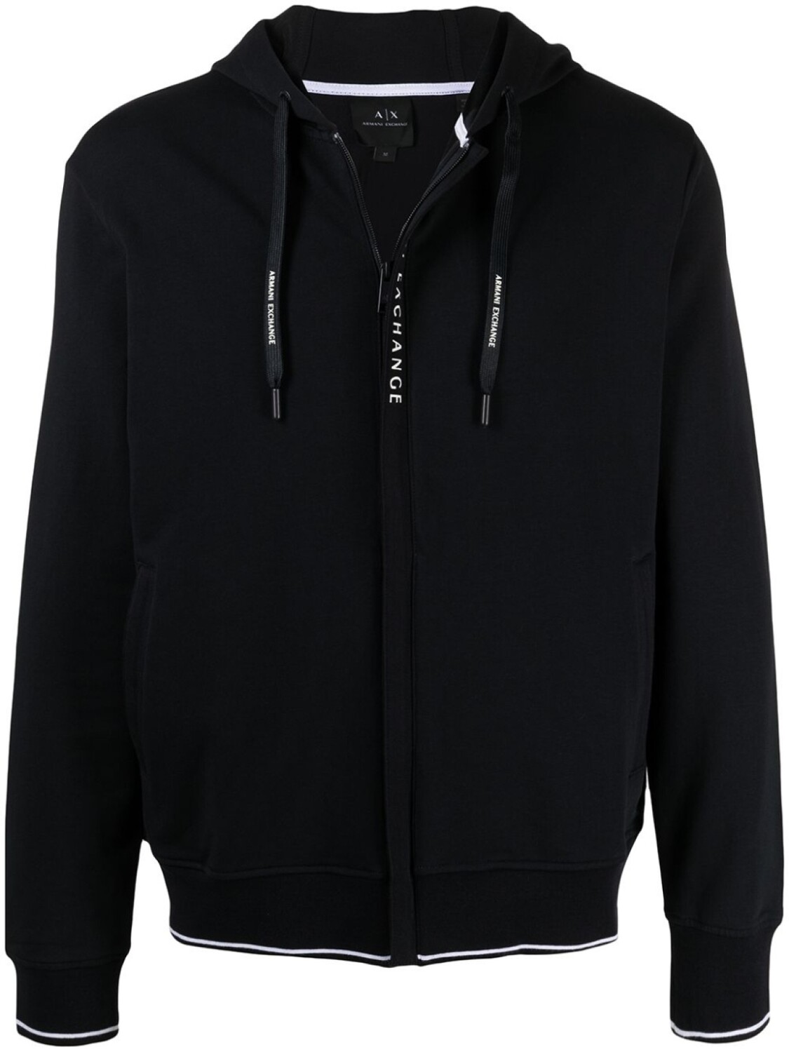 

Худи на молнии с кулиской Armani Exchange, синий