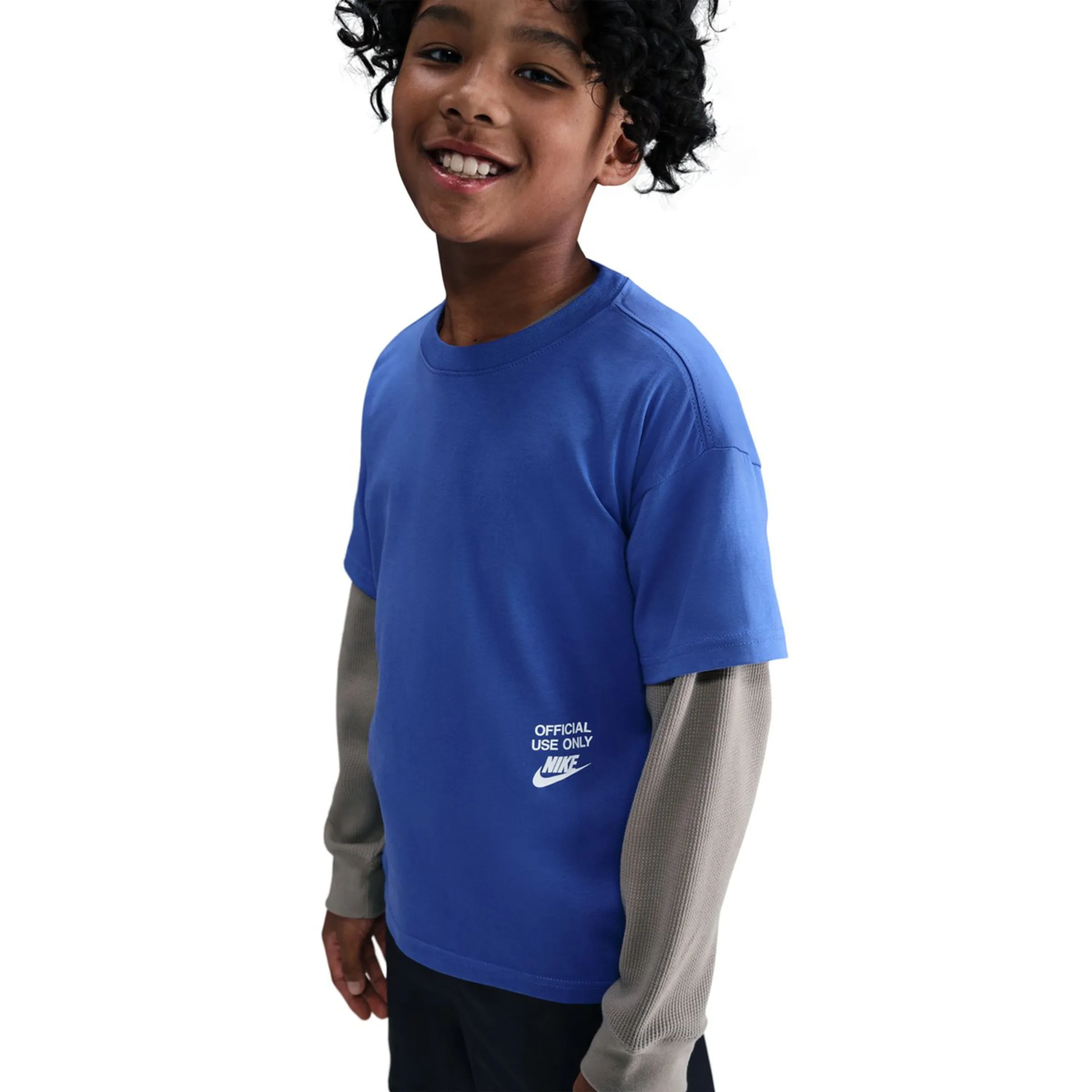 

Детская футболка Sportswear Tee Remix Nike, синий