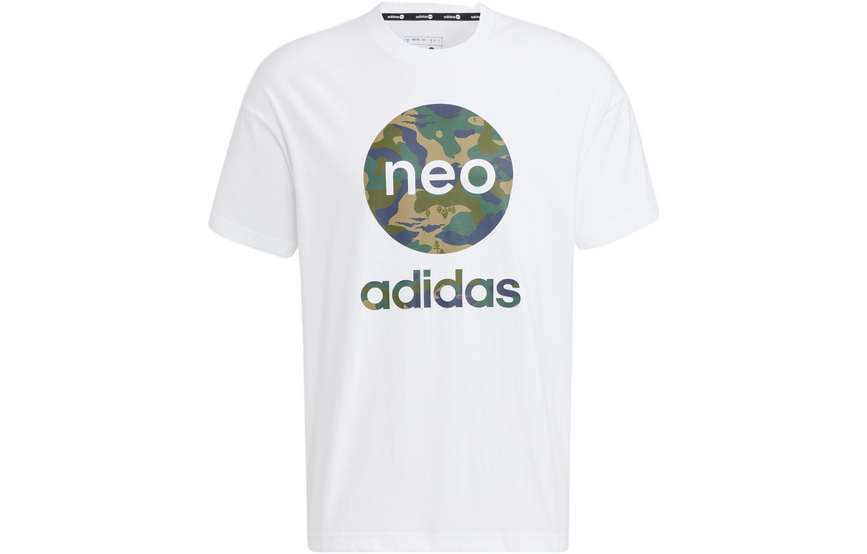 

Adidas Neo Футболка унисекс белая, Белый, Adidas Neo Футболка унисекс белая