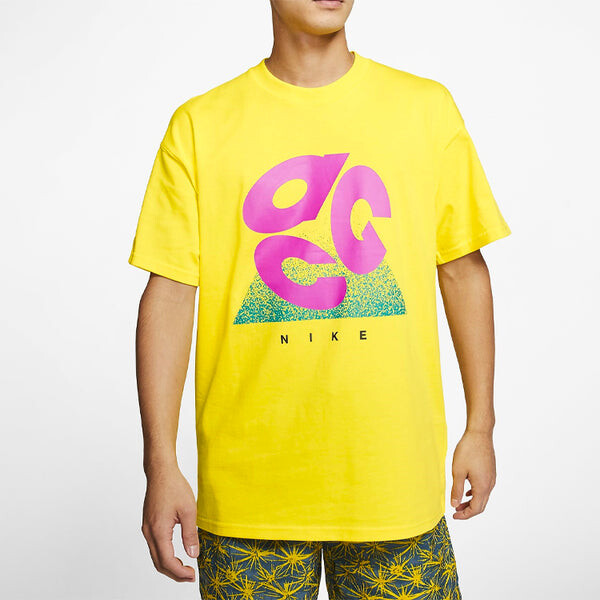 Футболка lab acg tee Nike, желтый — фото 4