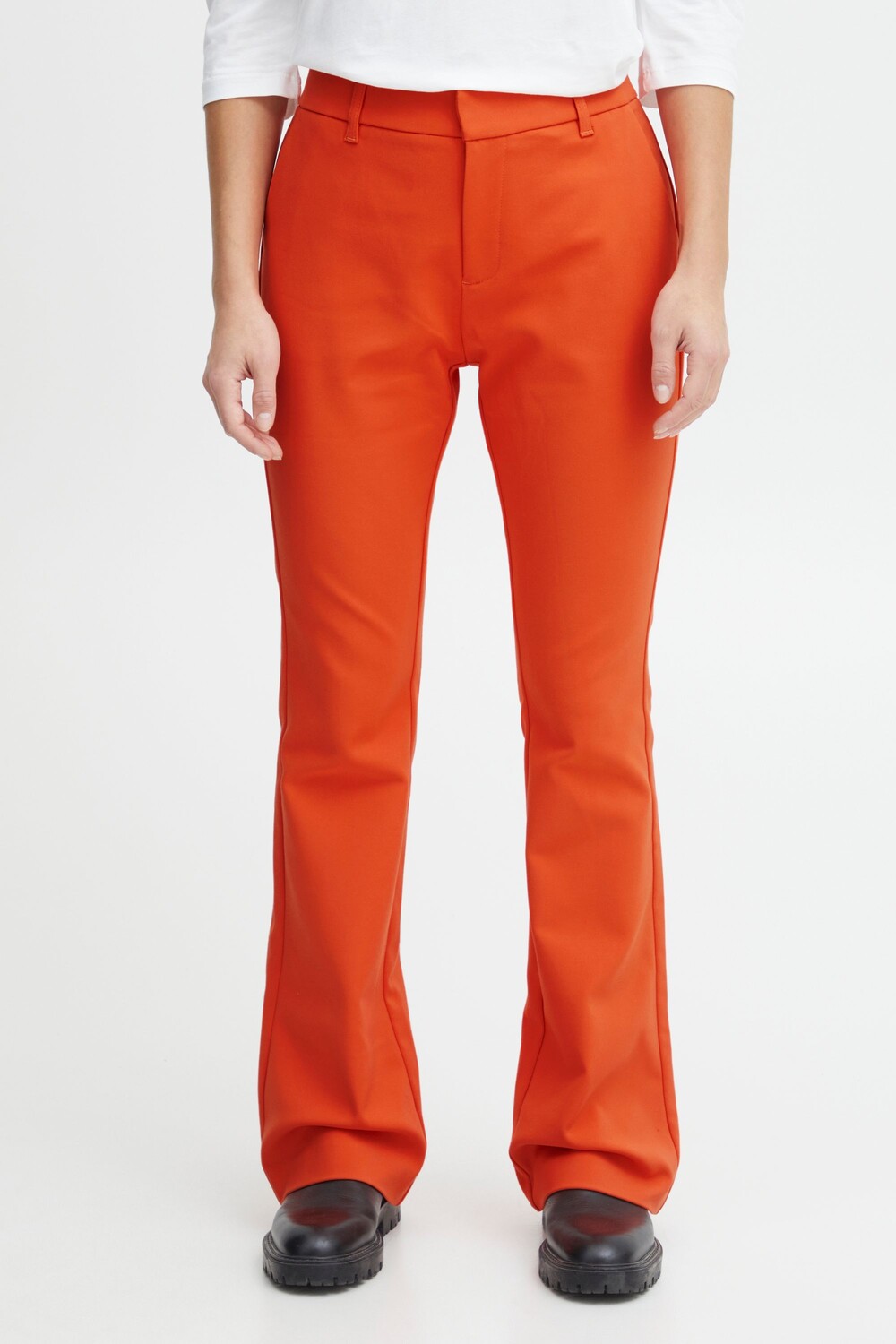 

Брюки PULZ Jeans Schlaghose, красный