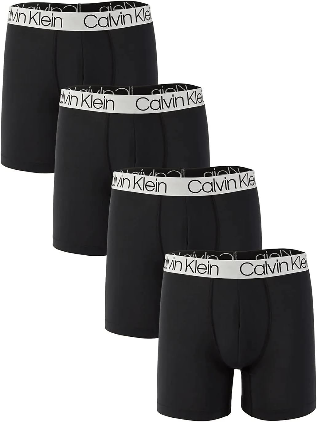 

Мужские трусы-боксеры Calvin Klein из микрофибры, 4 шт., Black
