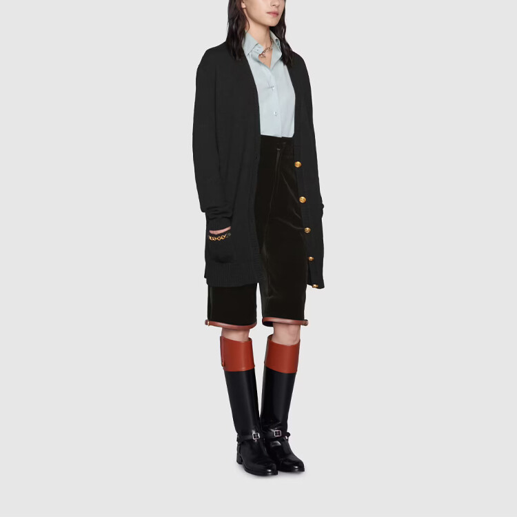 Свитер Gucci Кашемировый, Женский, Черный — фото 2