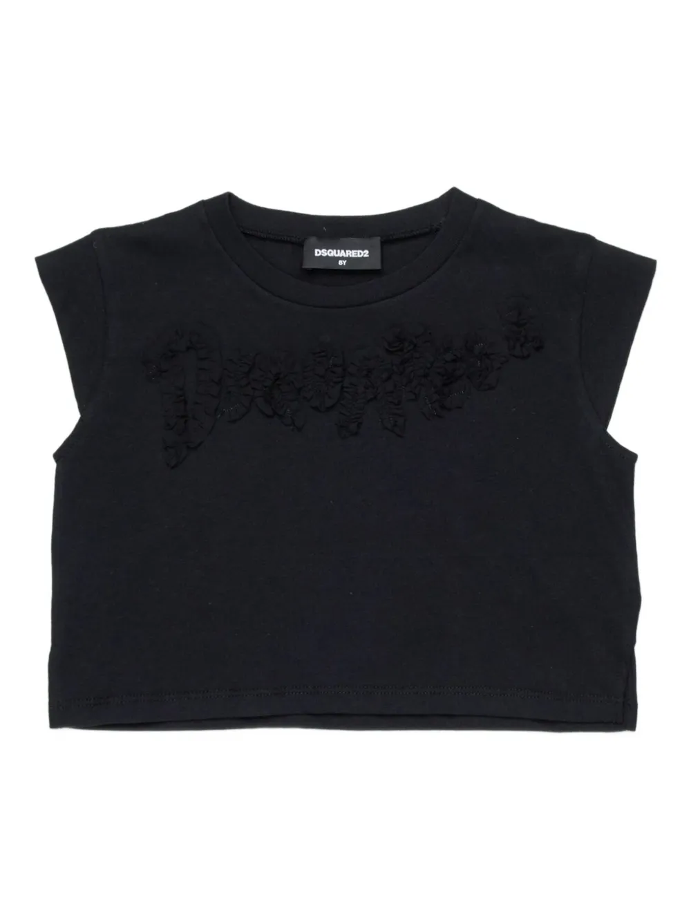 

Футболка с круглым вырезом Dsquared2 Kids, черный