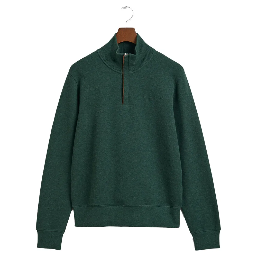 

Свитер Gant Sacker Rib Half Zip, зеленый