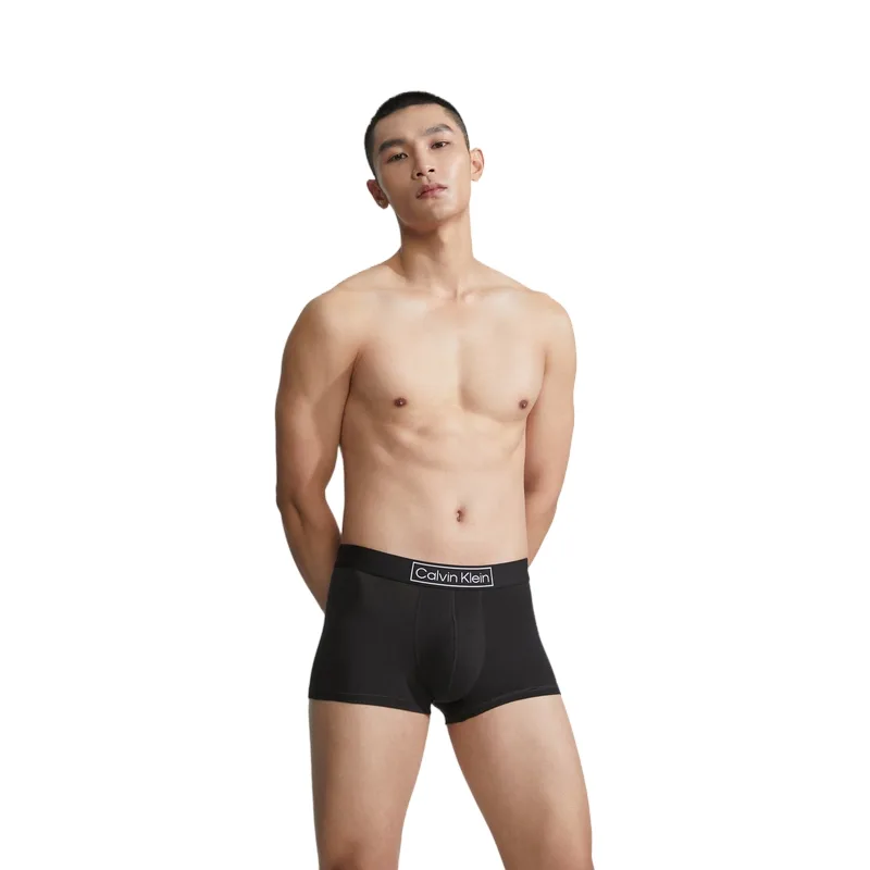 CK/ Vintage Resistance Band Boxer Shorts Men's 3 Pack Calvin Klein, 6h3-space черный/coconut серый/moon белый — фото 4