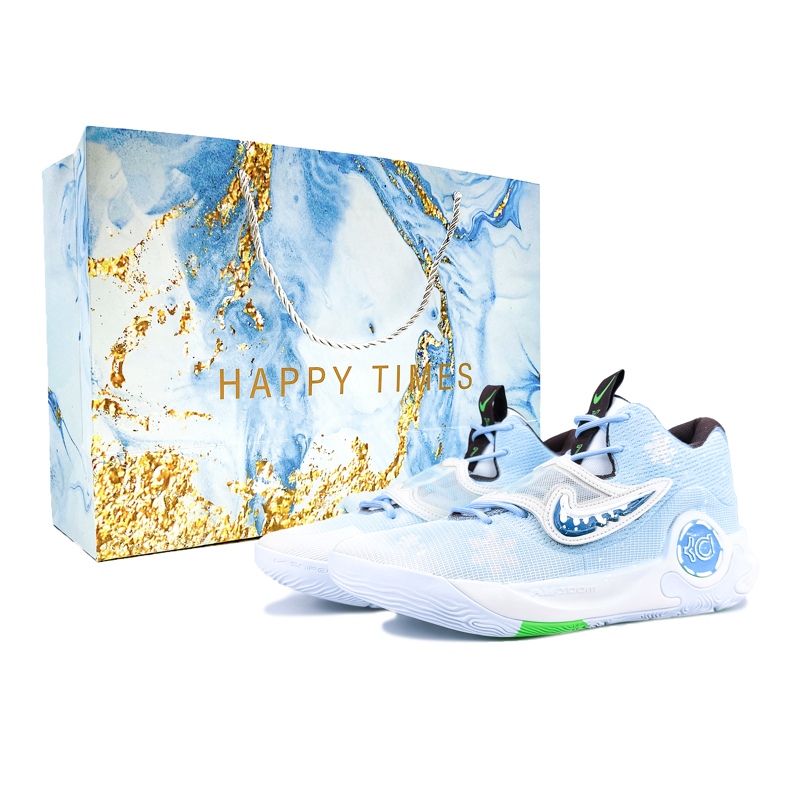 

Nike Баскетбольные кроссовки KD Trey 5 X с низким верхом, устойчивые к истиранию, синие, мужские