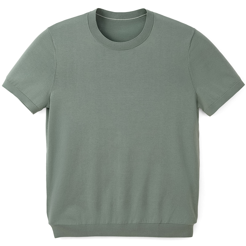 

Мужские футболки с круглым вырезом, умеренно прямой крой Mr.Bu, [crew neck]emerald lake зеленый