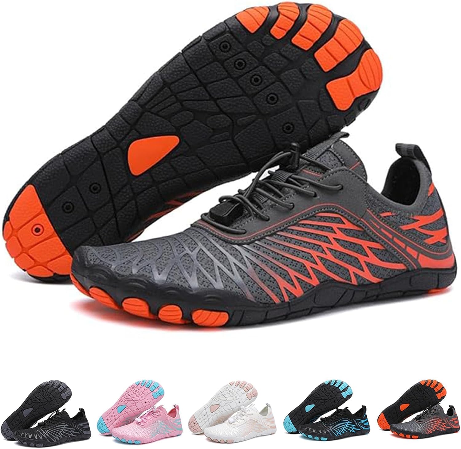 

Ботинки для женщин и мужчин, зимние ботинки для женщин с широкой носочной частью, противоскользящие ботинки Generic, оранжевый