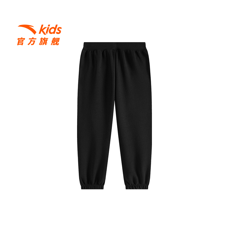 Xiaomabaoli, lianmingkuan вязаные спортивные штаны Antakids, черный — фото 2