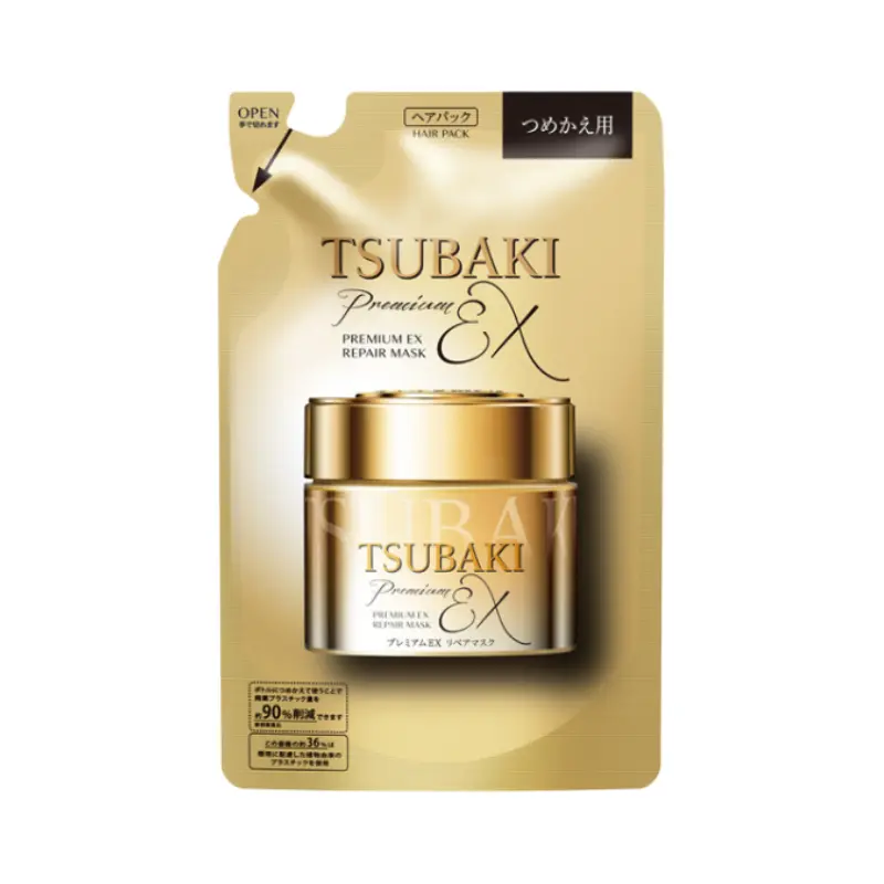 

Premium EX Repair Hair Mask Refill Smoothing, усиливающий цвет и блеск волос 150g TSUBAKI, 150g