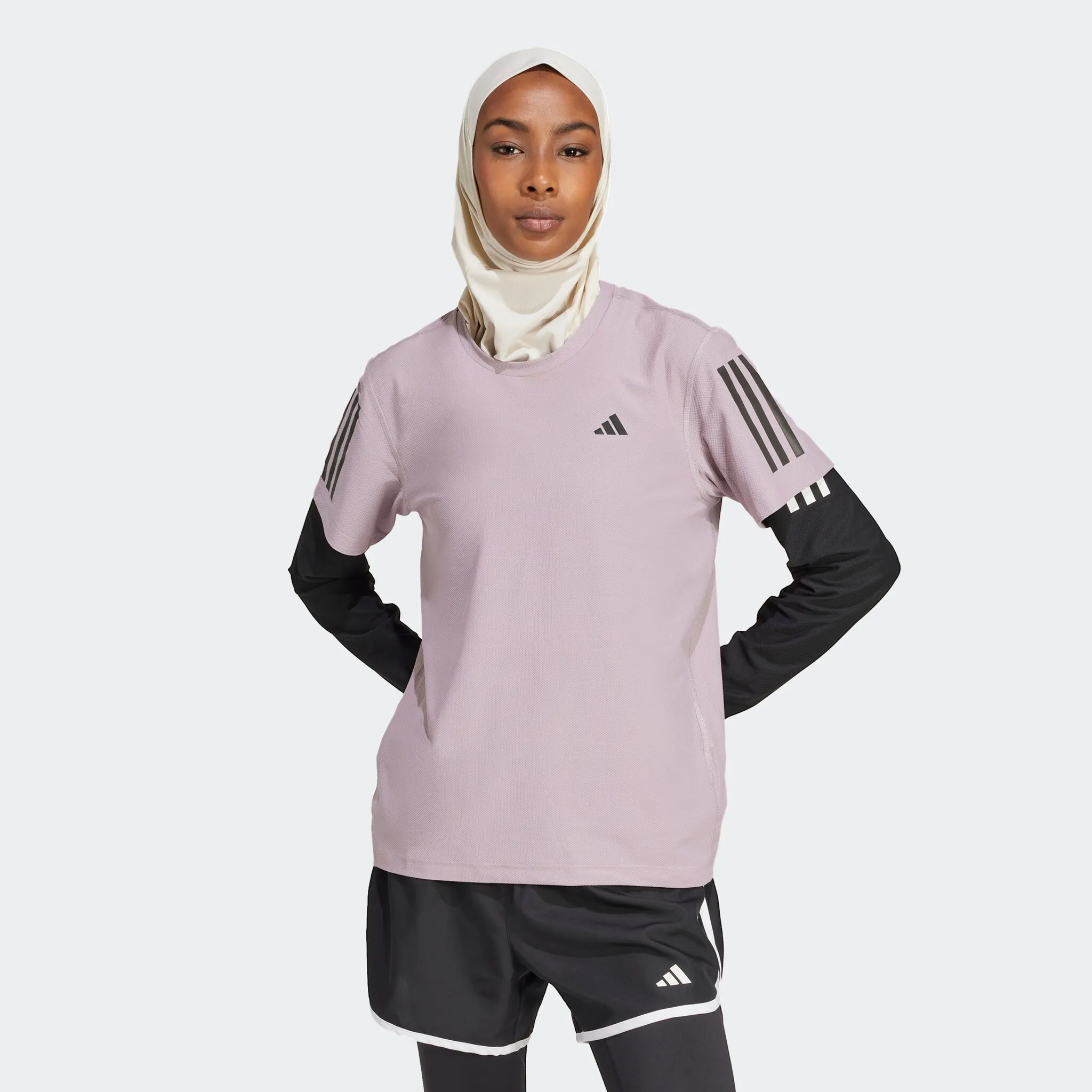 

Футболка для бега adidas Performance "OTR B TEE", цвет Prlofi
