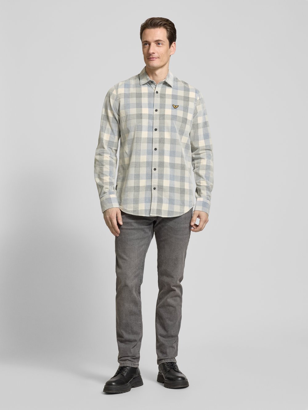 

Повседневная рубашка обычного кроя с PME Legend, синий