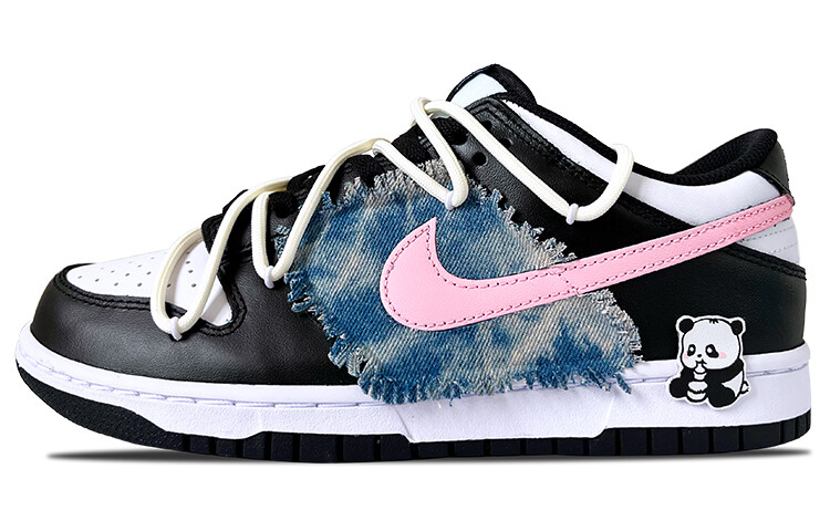 

Кроссовки Nike Dunk Skateboard Shoes Men Low-Top Black White, Черный, Кроссовки Nike Dunk Skateboard Shoes Men Low-Top Black White