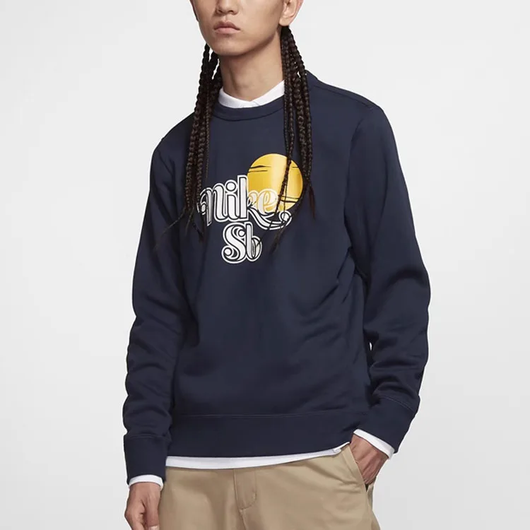 Nike Толстовка SB Icon мужская Navy Blue — фото 4