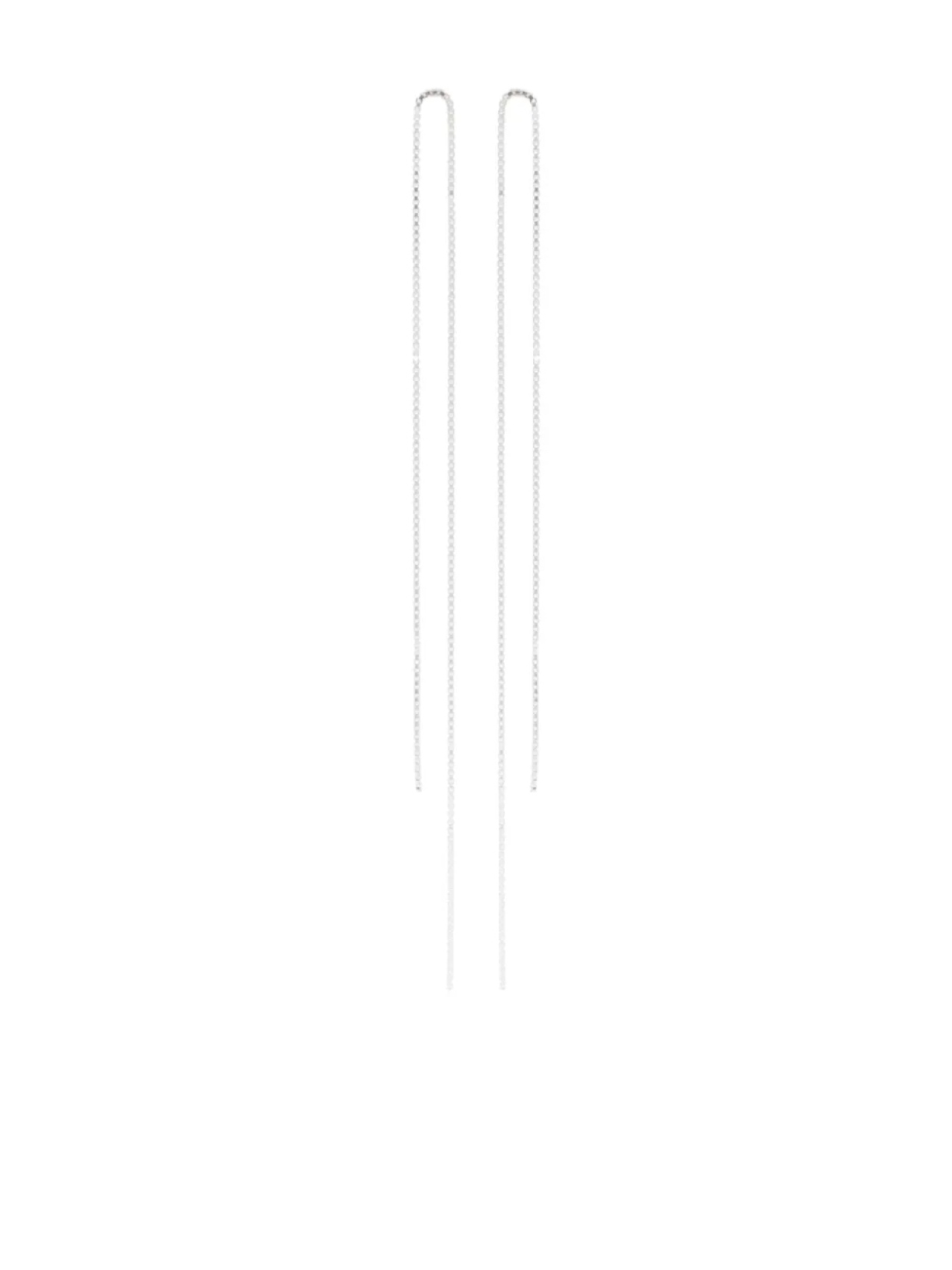 

Saskia Diez серьги Fringe Cubic No2, серебряный