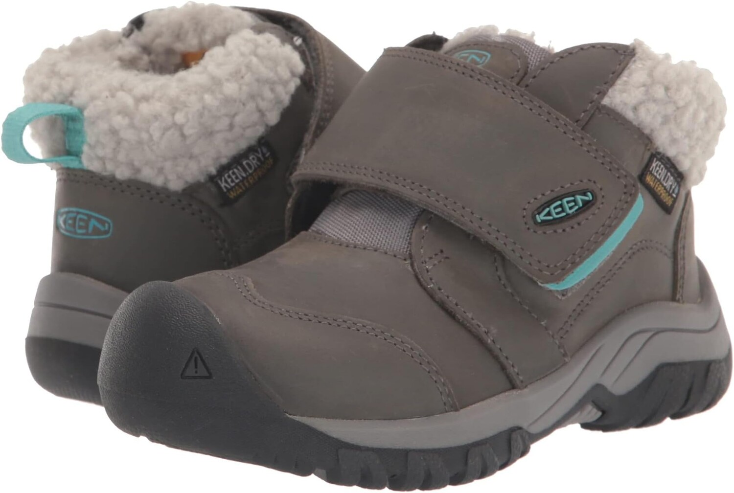 

Зимние ботинки Kootenay IV Mid WP KEEN, цвет Steel Grey/Porcelain