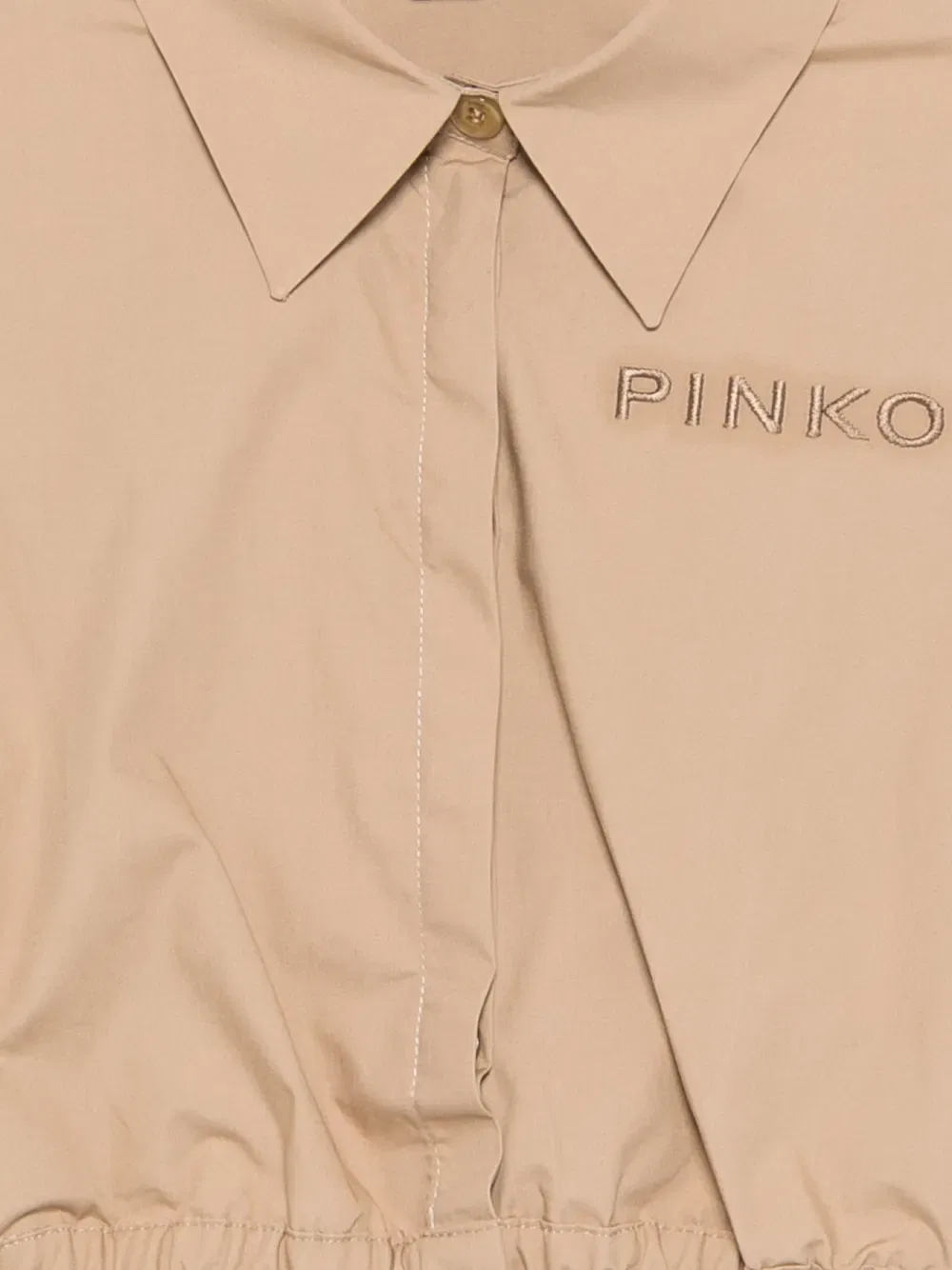 Укороченный топ с вышивкой Pinko Kids, нейтральный — фото 3