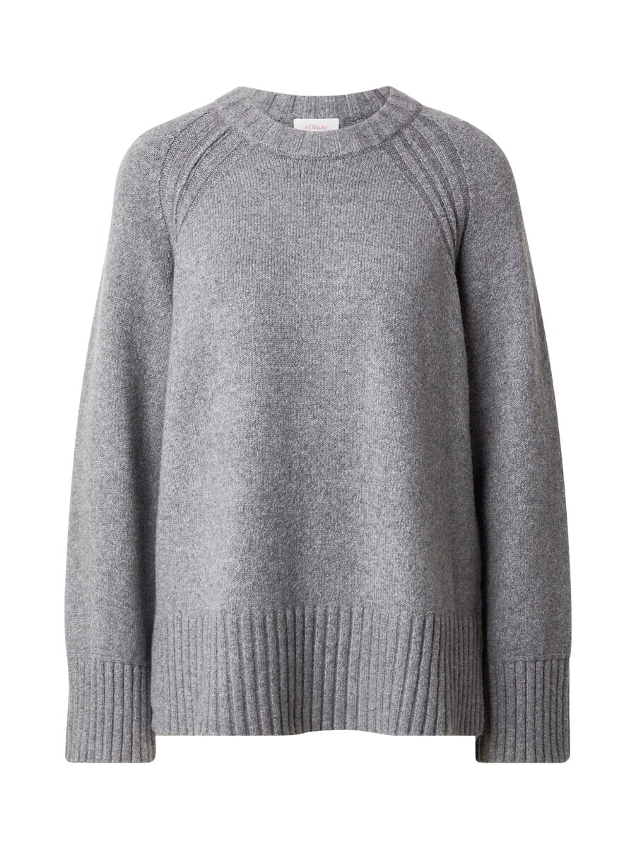 

Тонкий вязаный свитер s.Oliver Sweater, серый