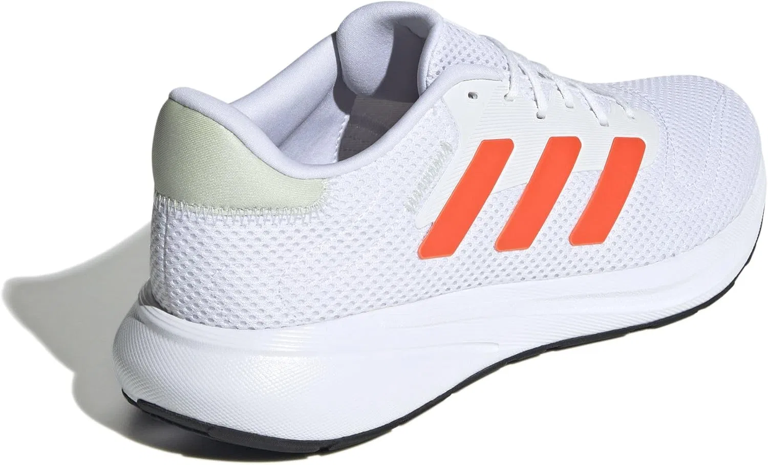 Кроссовки для бега Adidas Response Runner, унисекс, Cloud White Solar Red Linen Green — фото 3