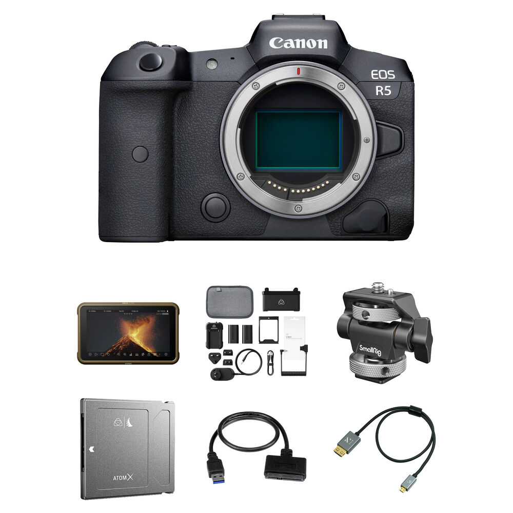 

Беззеркальная камера Canon EOS R5 Mirrorless Camera Raw Recording Kit