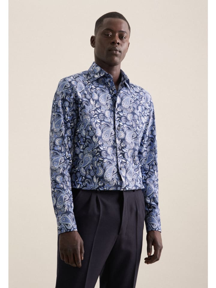 

Рубашка Seidensticker, светло-синий