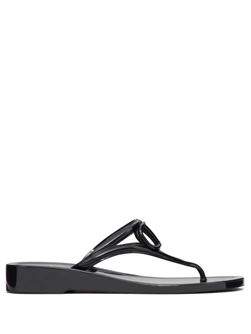 Шлепанцы с логотипом VLogo Signature VALENTINO GARAVANI, черный