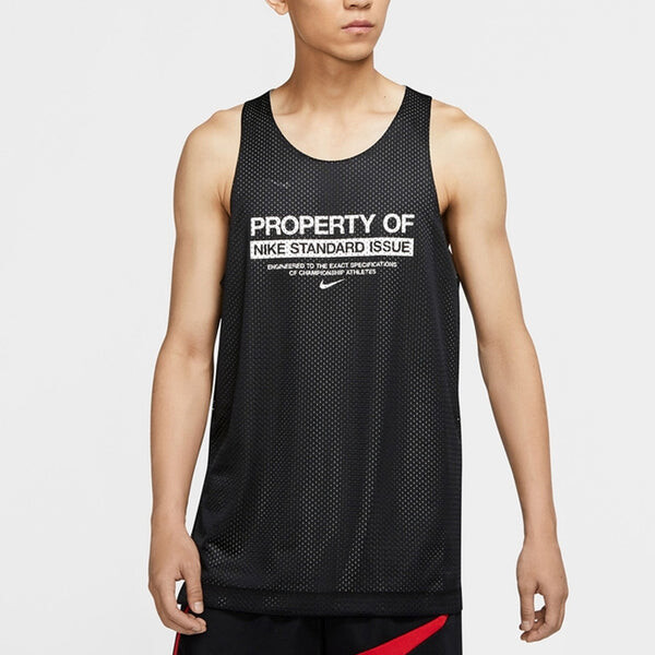 Спортивная футболка standard issue dri-fit jersey men's black Nike, черный — фото 3