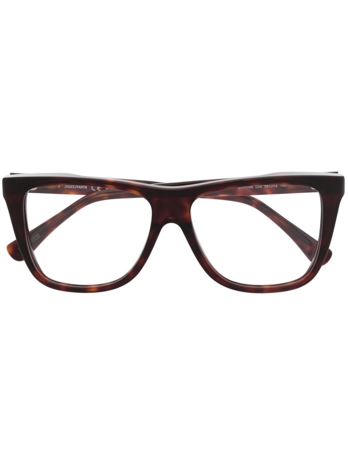 

Очки черепаховой расцветки Max Mara Eyewear, коричневый