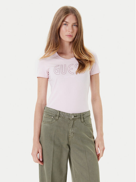 

Футболка regular fit W5YI05 J1314 Guess, розовый
