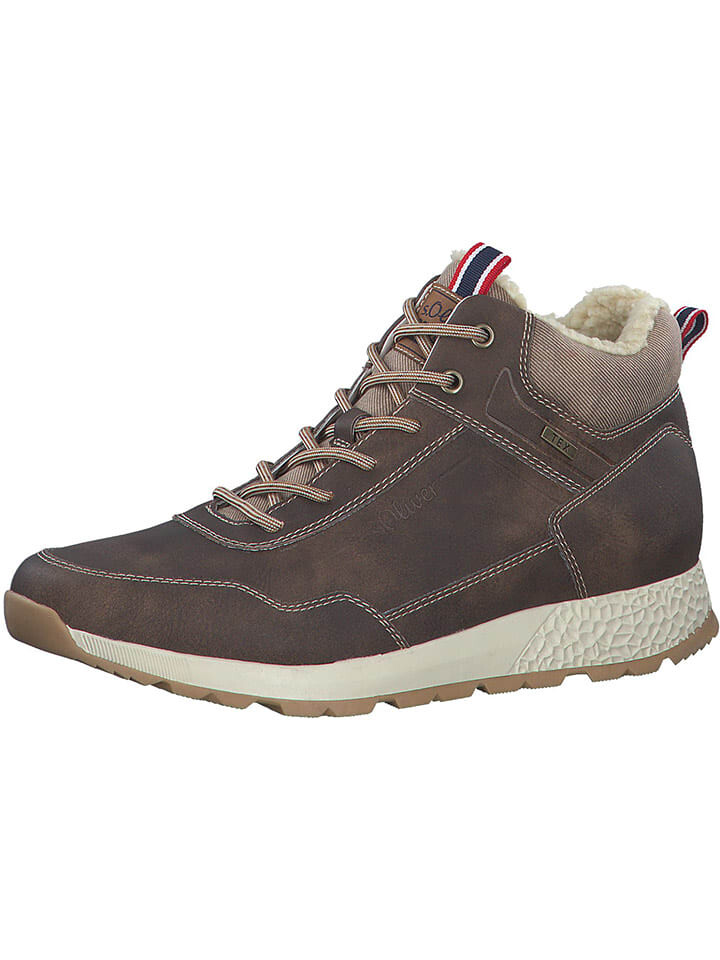 

Кроссовки на шнуровке s.Oliver Sneakers, коричневый